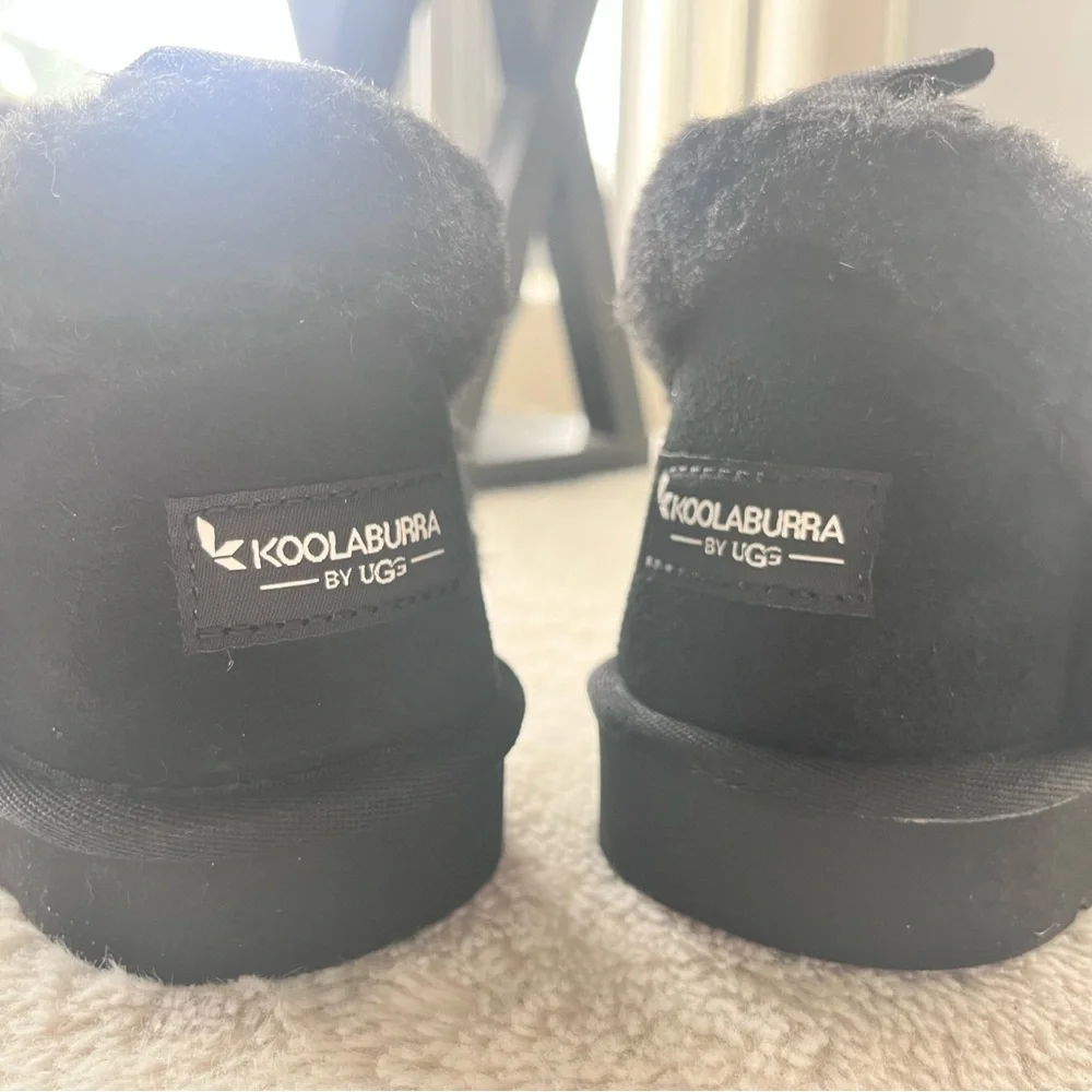 UGG Koolaburra Black Women's Slippers - Picture 4 of 6